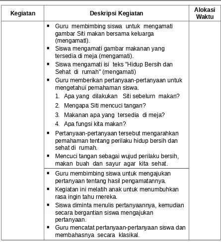 gambar Siti makan bersama keluarga 