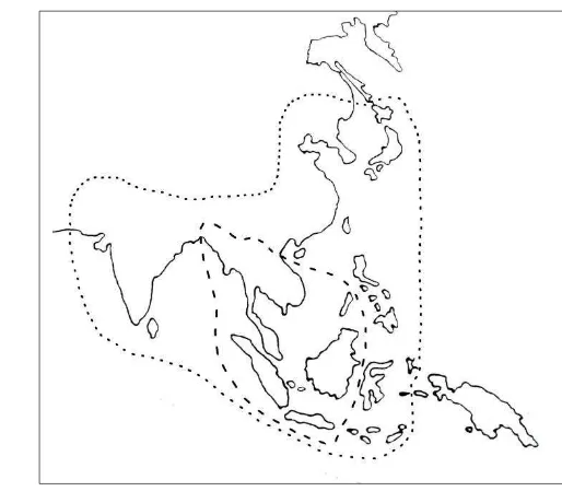 Figure 4  Geographical distribution area of  