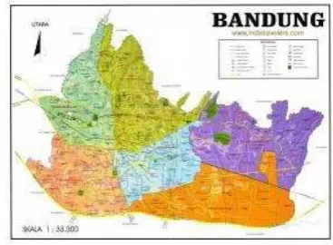 Figure 1. Map of Bandung 