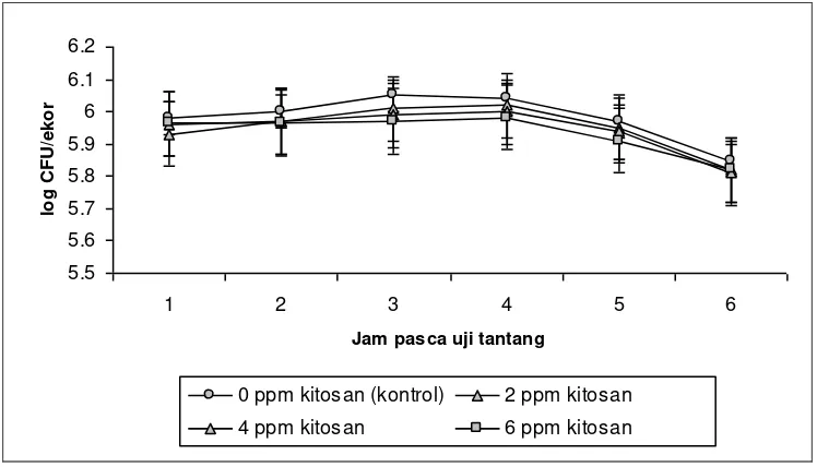Gambar 2. Indeks Fagositosis pada udang putih pasca uji tantang dengan V. Harveyi 
