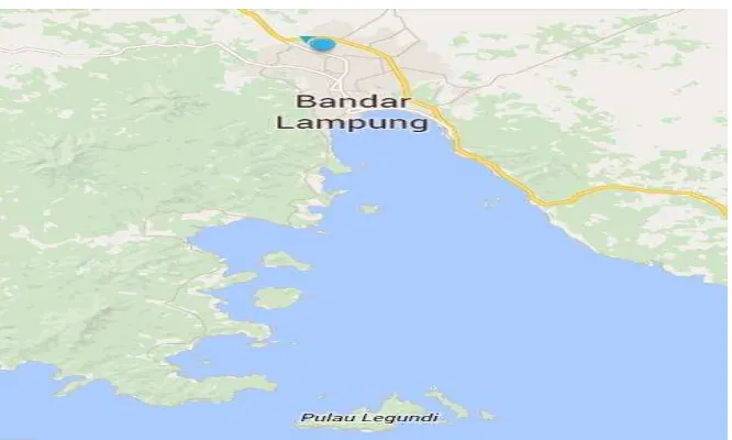 Gambar 1.Perairan Teluk Lampung 