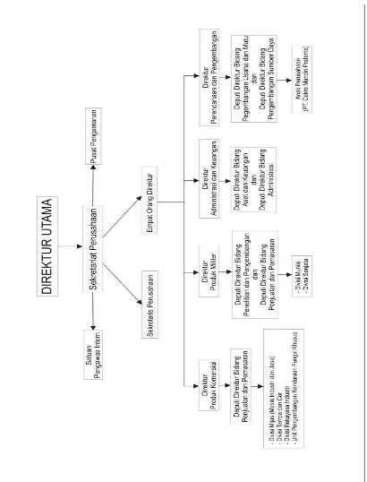 Gambar 2-1 : Diagram Struktur Organisasi PT. PINDAD 