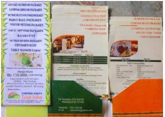 Gambar 1.4 Promosi Penjualan Kampoeng Wisata Tabek Indah Resort Natar  