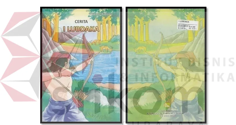 Gambar 4.2 Cover Depan dan Belakang Buku Satua Bali Cerita I Lubdhaka(Sumber : Suarjana,1994) 