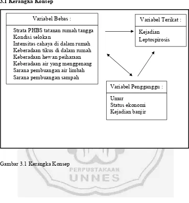 Gambar 3.1 Kerangka Konsep 