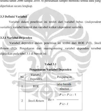 Tabel 3.1  