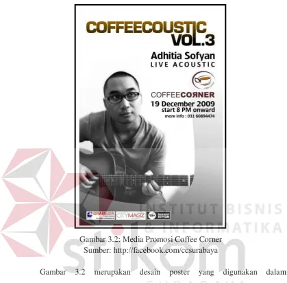 Gambar 3.2: Media Promosi Coffee Corner 
