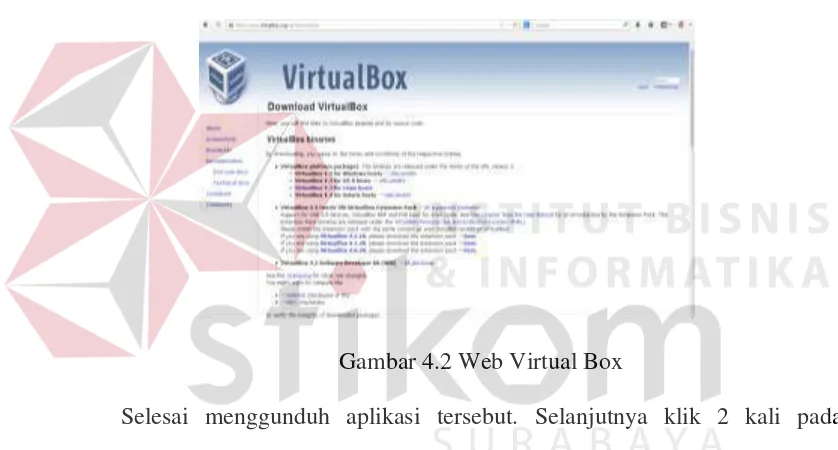 Gambar 4.3 Proses awal instalasi virtualbox 