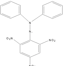 Gambar 3. Struktur Kimia DPPH (2,2 diphenil-1- pikrilhidrazil) 