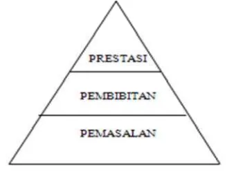 Gambar 1. Sistem Piramida Pembinaan Prestasi (Djoko Pekik Irianto,