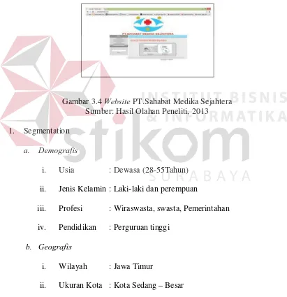 Gambar 3.4 Website PT.Sahabat Medika Sejahtera 