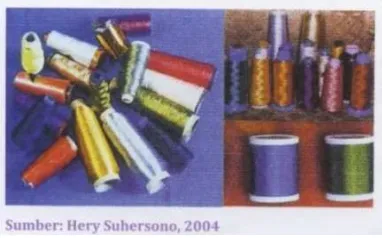 Gambar 2.6 Macam-macam Benang Sumber: Hery Suhersono, (2011: 32) 
