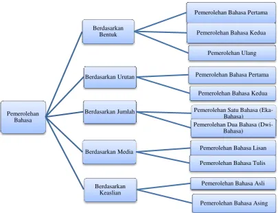 Gambar 1 : Ragam Pemerolehan Bahasa 