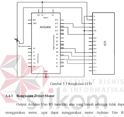 Gambar 3.3 Rangkaian LCD 