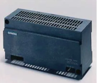 Gambar 3.9 berikut adalah contoh modul Power supply dari Siemens.