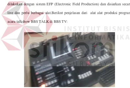 Gambar 3.2 Switcher Sistem EFP (Electronic Field Production) 
