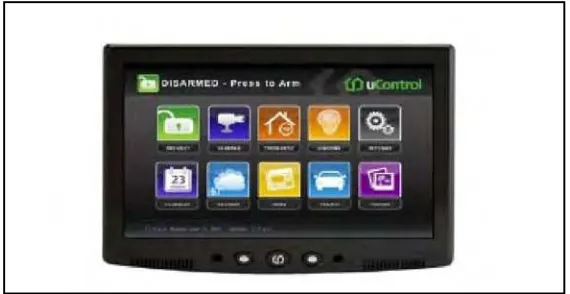 Figure 2.1: uControl Touch Screen Panel (www.thetechjournal.com) 