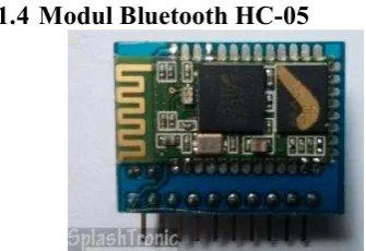 Gambar 4.  Bentuk fisik Modul Bluetooth 
