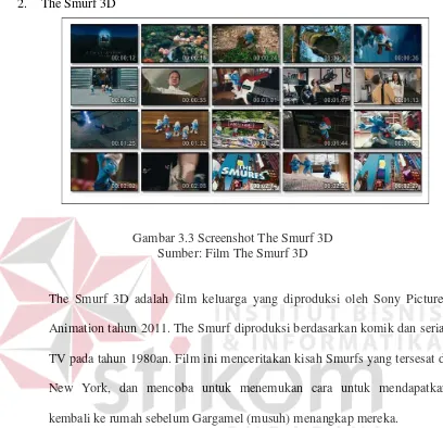 Gambar 3.3 Screenshot The Smurf 3D 