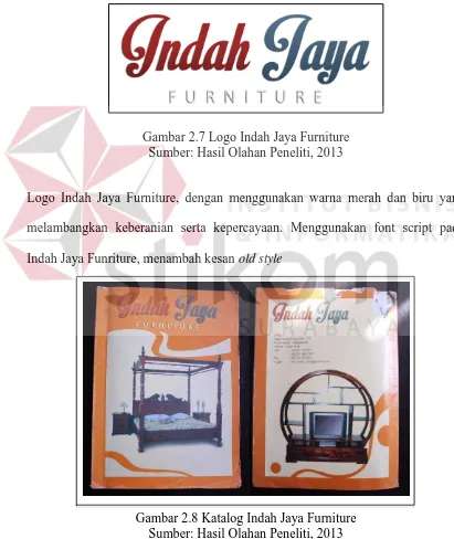 Gambar 2.8 Katalog Indah Jaya Furniture Sumber: Hasil Olahan Peneliti, 2013  