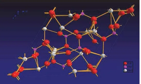 Gambar 1.  Struktur Hidroksiapatit  (Rivera-Monozq1, 2011). 