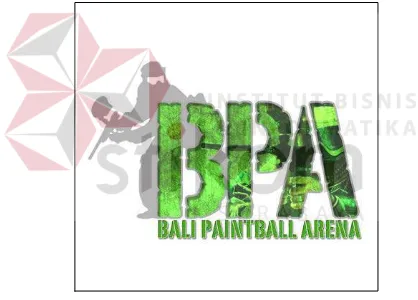 Gambar 3.1 Logo Bali Paintball Arena pada Banner Sumber: (http://www.facebook.com/paintballbali) 