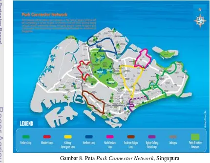 Gambar 8. Peta Park Connector Network, Singapura 