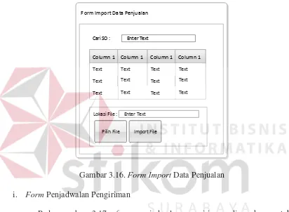 Gambar 3.16. Form Import Data Penjualan 