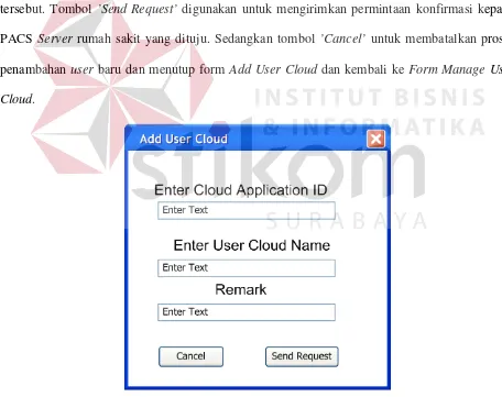 Gambar 3.30. Rancangan form Add User Cloud MEDVIEW LITE 