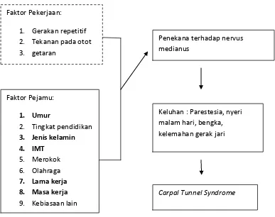 Gambar 5. Kerangka teori ( AAOS, 2008; Davis, 2005). 