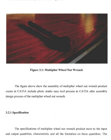 Figure 3.1: Multiplier Wheel Nut Wrench 