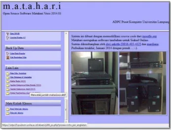 Gambar 2.2: Laman Pilih Program Studi 