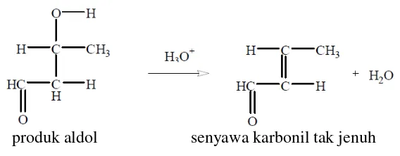 Gambar 8. Reaksi pembentukan senyawa vanilaseton  