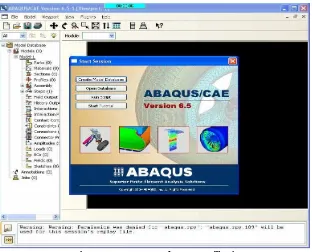 Gambar 3.4. ABAQUS Licensing Tool 