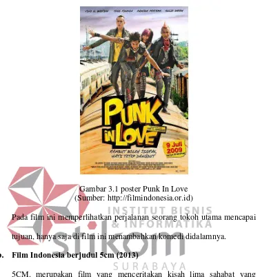 Gambar 3.1 poster Punk In Love 