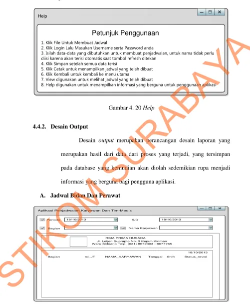 Gambar 4. 21 Jadwal Bidan Dan Perawat 