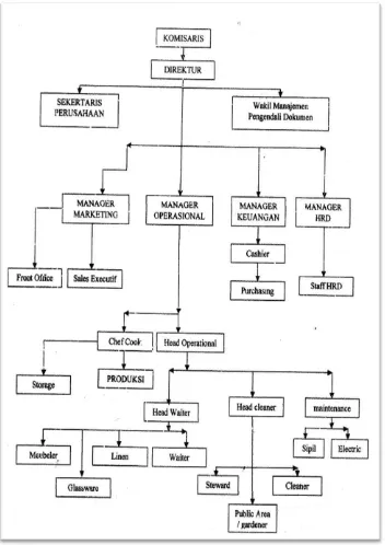 Gambar 2. Struktur Organisasi PT. Cipta Sarina Vidi 