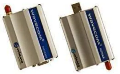 Gambar 2.7 Modem GSM Fastrack M1306B Sumber: Fastrack M1306B User Guide,2006. 