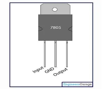 Gambar 2.8  IC 7805 Regulator 