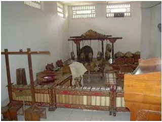 Gambar 8.  Area Gamelan pada Gereja Pugeran (Sumber: dokumentasi pribadi, 2004) 