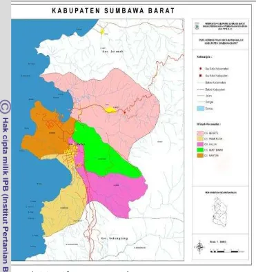 Gambar 3. Peta administratif Kecamatan Maluk. 