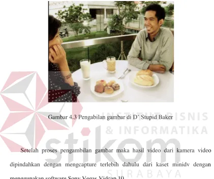 Gambar 4.3 Pengabilan gambar di D’ Stupid Baker 