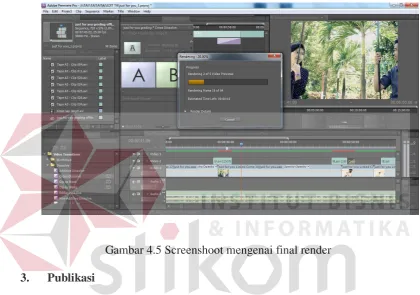 Gambar 4.5 Screenshoot mengenai final render 