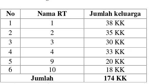 Tabel 3.1. Jumlah masyarakat Bali yang ada di Desa Buyut Baru