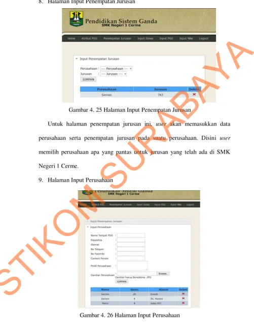 Gambar 4. 26 Halaman Input Perusahaan 