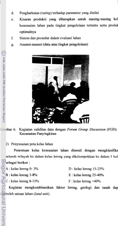 Gambar 6. Kegiatan validitas data dengan Forum Group Discussion (FGD) di 