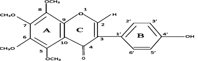 Gambar 4.4 Struktur Isoflavon 