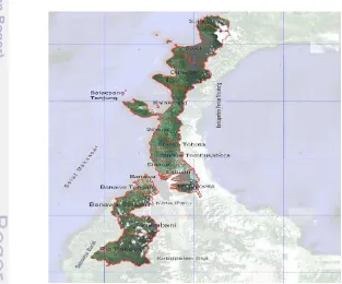 Gambar 1. Peta wilayah Kabupaten Donggala 