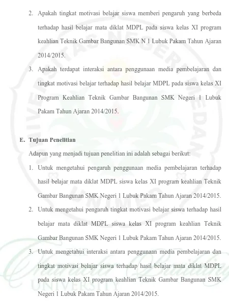 Gambar Bangunan SMK Negeri 1 Lubuk Pakam Tahun Ajaran 2014/2015. 