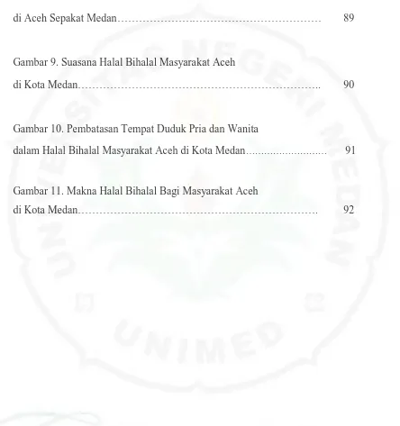 Gambar 8. Suasana Halal Bihalal Etnis Aceh  